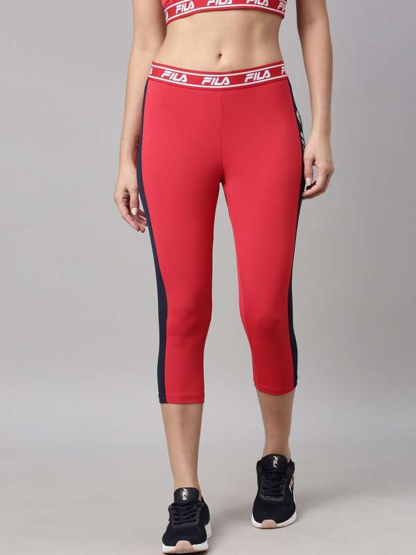 Fila, Pants & Jumpsuits, Womens Fila Sport Mesh Insert Capri Length  Legging Xl