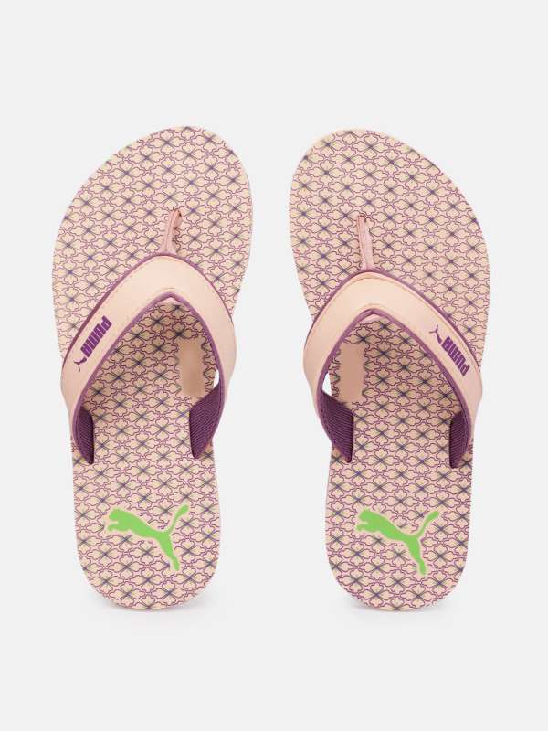 Pink sales puma slippers