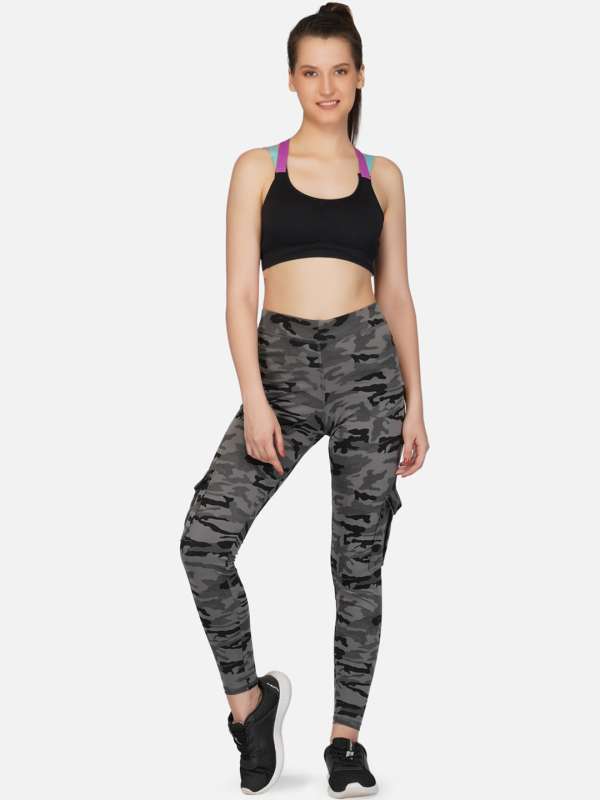 Bhondubagus Camouflage Dry Fit Lycra Six Pocket Gym Trackpants Joggers  Sports Gym Pants for Men Black Paayjama M 85cm  Amazonin Clothing   Accessories