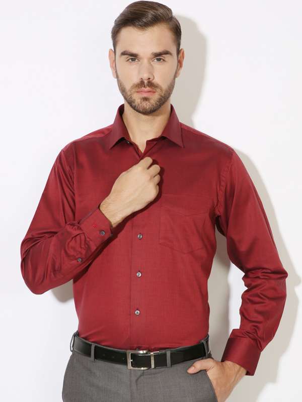 Van Heusen Red Shirt Buy Van Heusen Red Shirt online in India