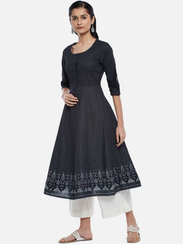 Pantaloons black kurti new arrivals