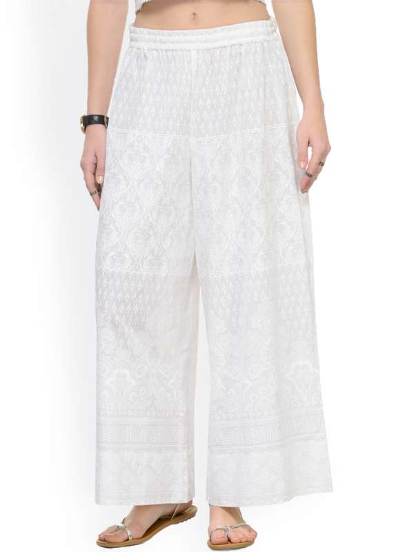 Wide leg pants myntra clearance