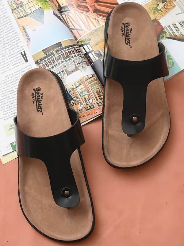 Buy Black Sandals for Men by Campus Online | Ajio.com