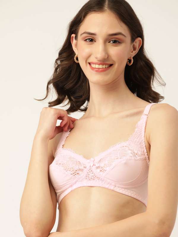 Buy online Pink Printed T-shirt Bra from lingerie for Women by