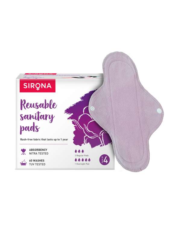Sirona Cottony Soft Rash Free Sanitary Pads - Pack of 20