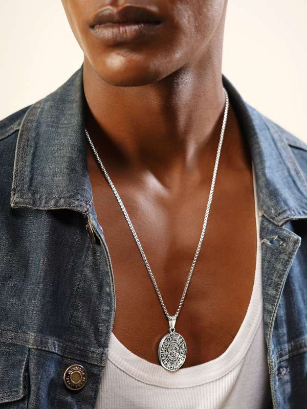 Men Necklaces Buy Necklace For Men Online at best prices Myntra