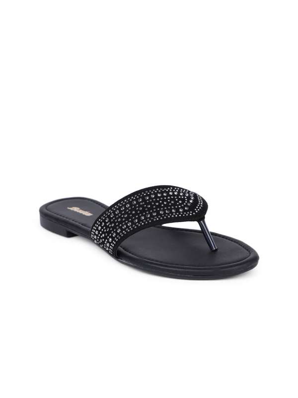 Bata open top toe flats