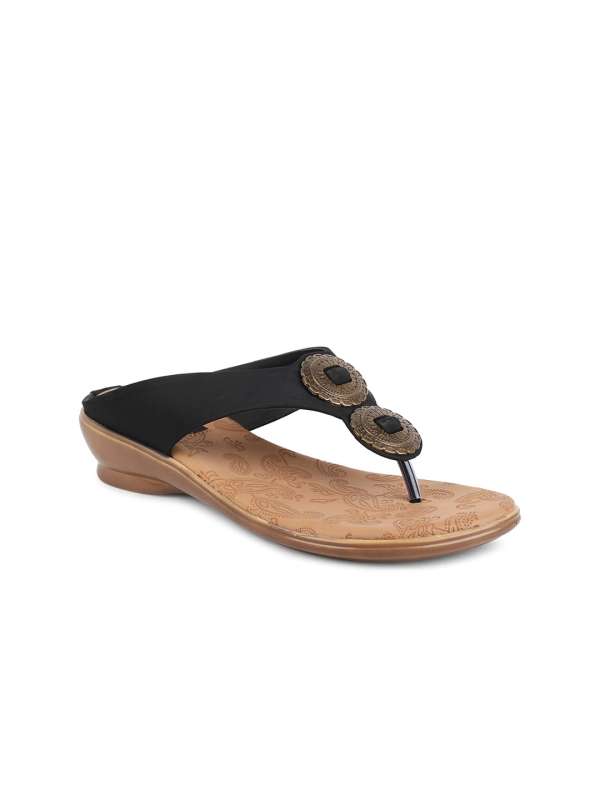 Bata open toe flats clearance