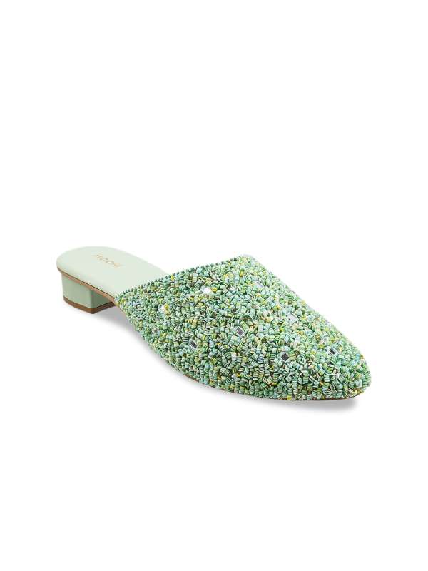 Olive green flats womens shop