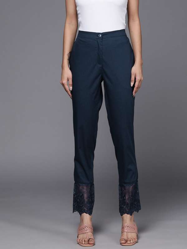 Buy Louis Philippe Grey Trousers Online  747913  Louis Philippe