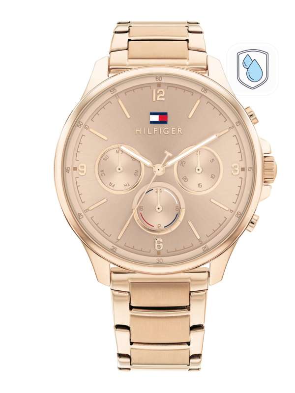 Rose gold tommy hilfiger women's watch discount