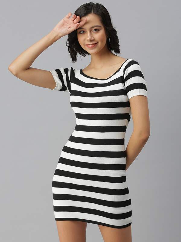 Black And White Striped Shirt Dresses ...