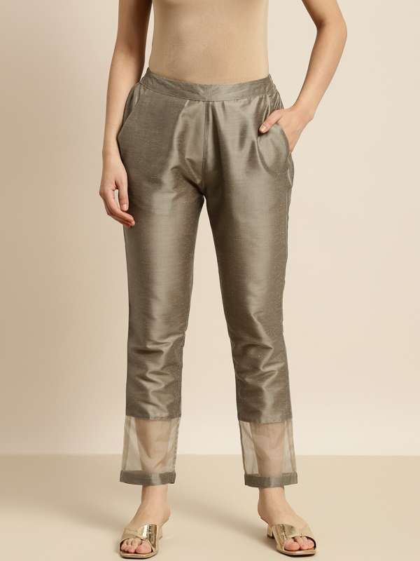 Pencil Fit Trousers Buy Pencil Fit Trousers online in India