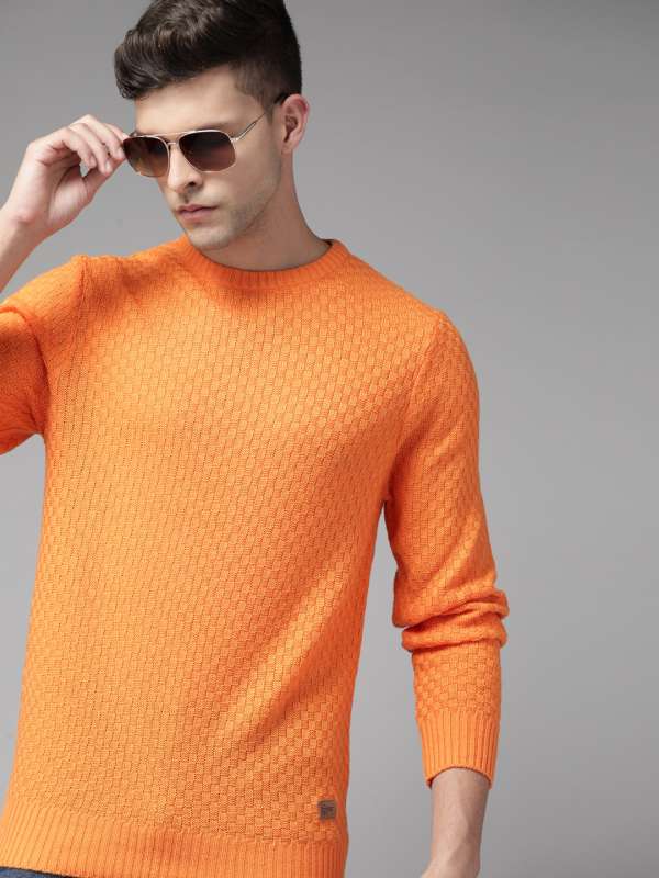 Orange best sale colour sweater