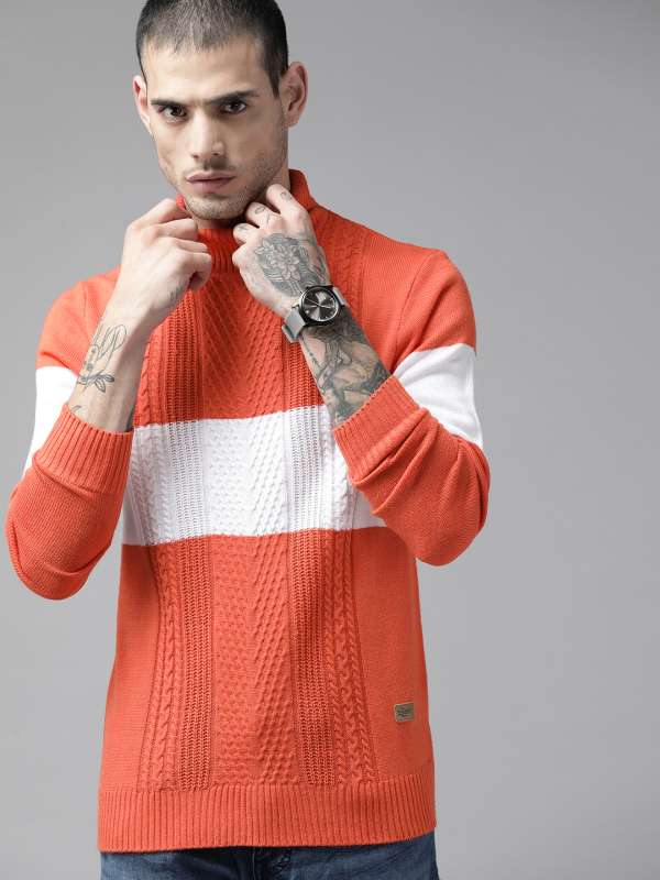 Red White Stripe Sweaters Buy Red White Stripe Sweaters online in India