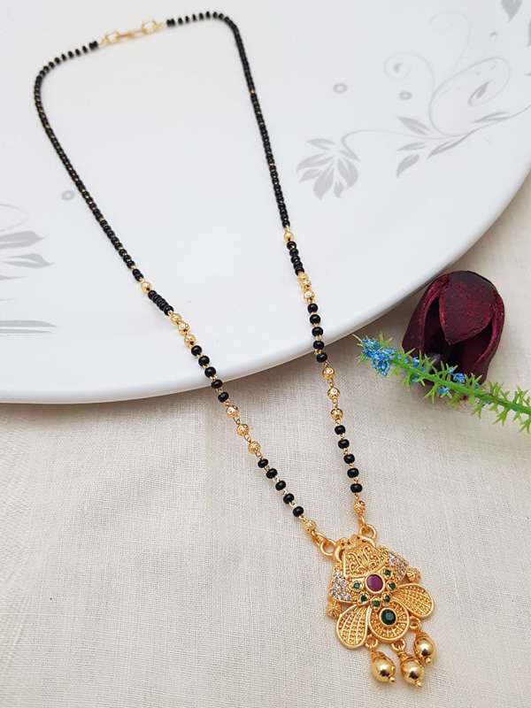 Crystal mangalsutra new arrivals