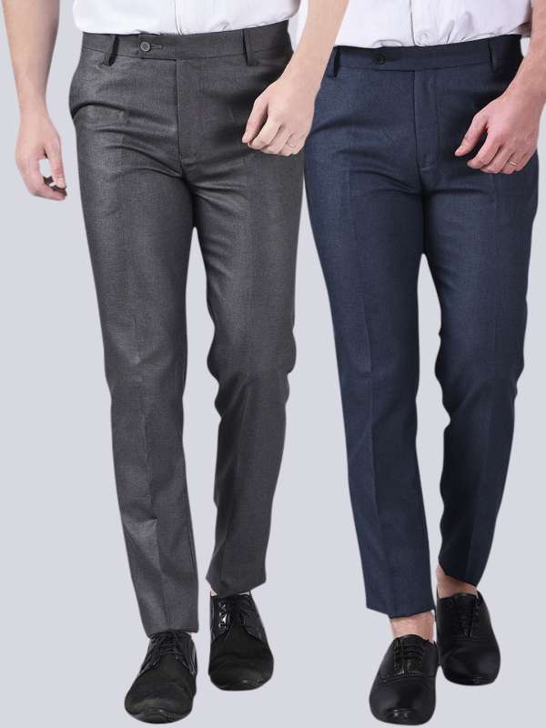 Myntra mens formal online trousers