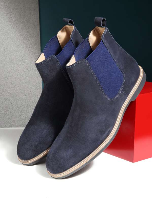 Get Glamr Navy Blue Suede Mid Top Flat Boots 9022065.htm Buy Get Glamr Navy Blue Suede Mid Top Flat Boots 9022065.htm online in India