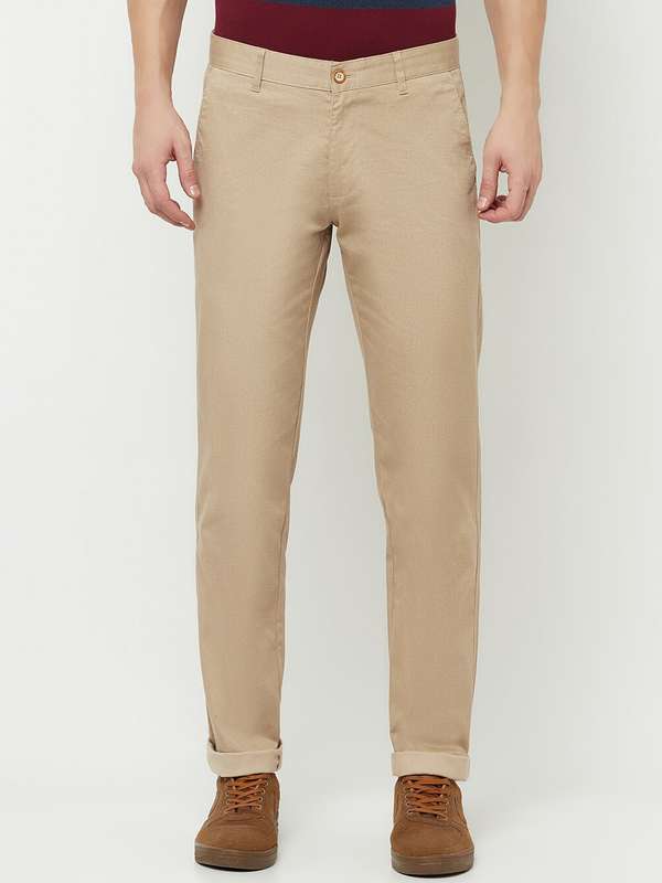 Sparky Brown Reguler Fit Cotton Trouser 