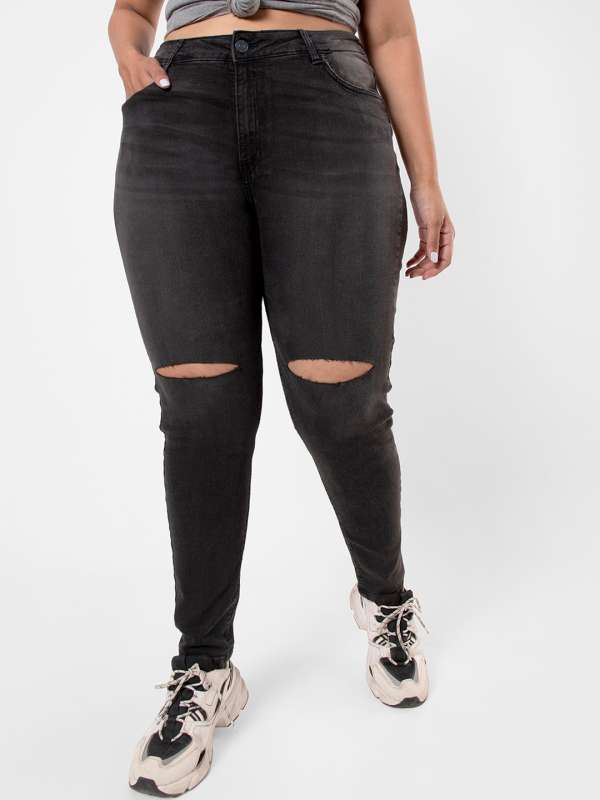 Plus Size Ripped Jeans Buy Plus Size Ripped Jeans online in India