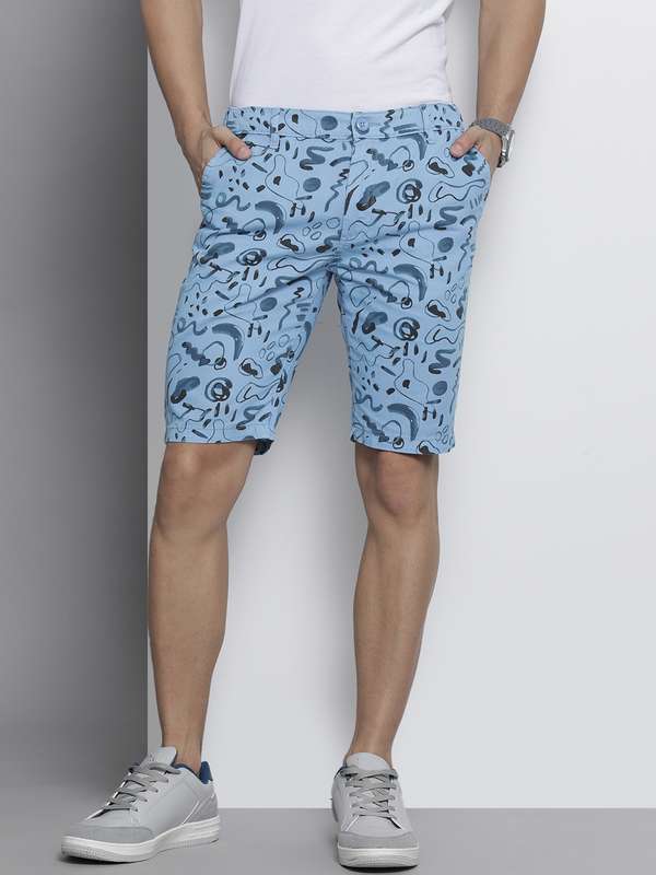 Indian Garage Co Printed Blue Shorts 