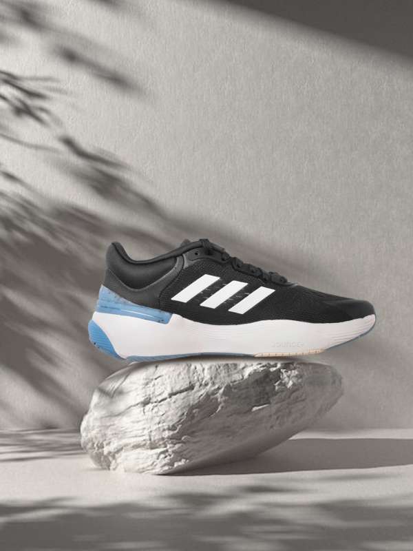 Black and white adidas sneakers discount