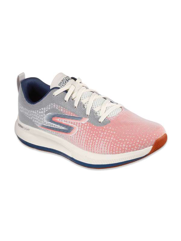 Skechers white sports shoes discount
