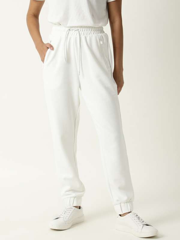 White sales joggers women