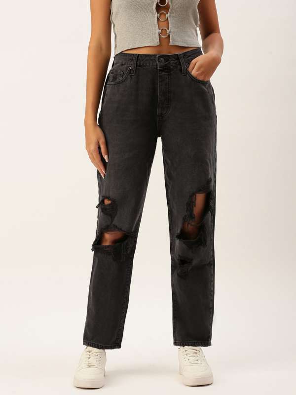 Black boyfriend hot sale jeans forever 21