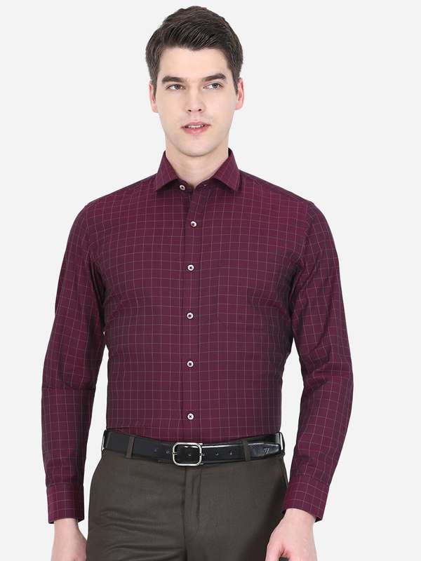 Maroon Formal Shirt - Buy Maroon Formal 
