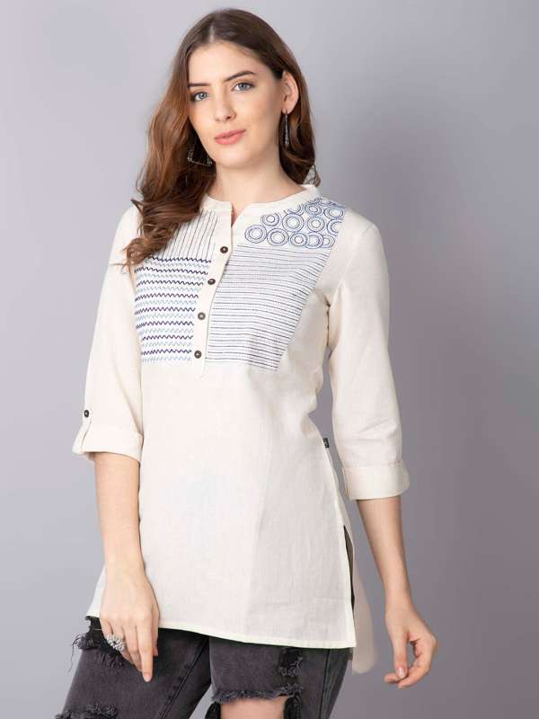Buy White Kurti for Women Online in India Myntra