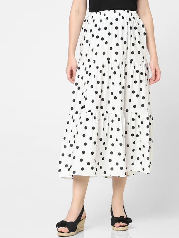 VERO MODA Leopard-Print Ankle Skirt | TheBay