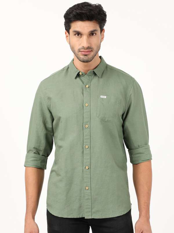 Olive Green Shirts - Buy Olive Green 
