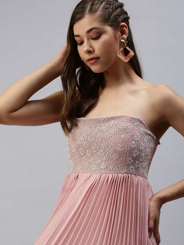 Peach Gown Buy Trendy Peach Gown Online in India Myntra