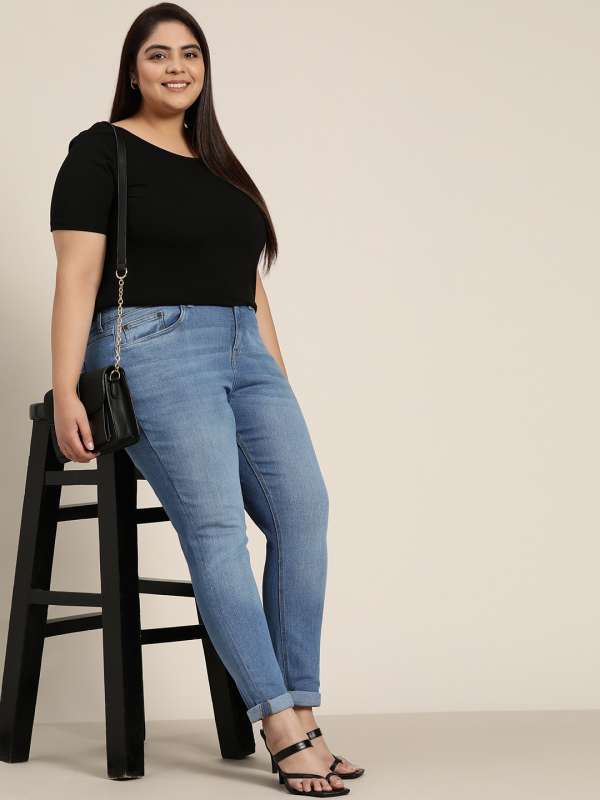 Cheap plus size jeans online shop