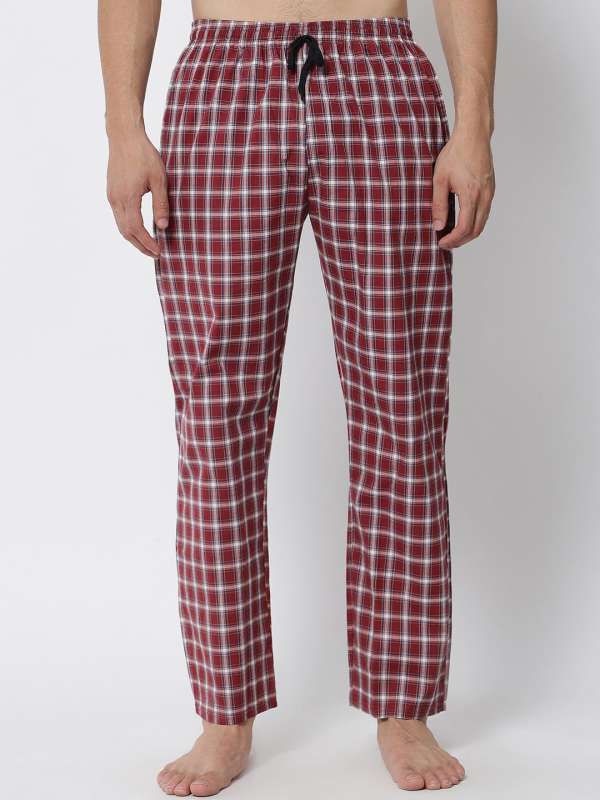 Mens checkered store pyjamas