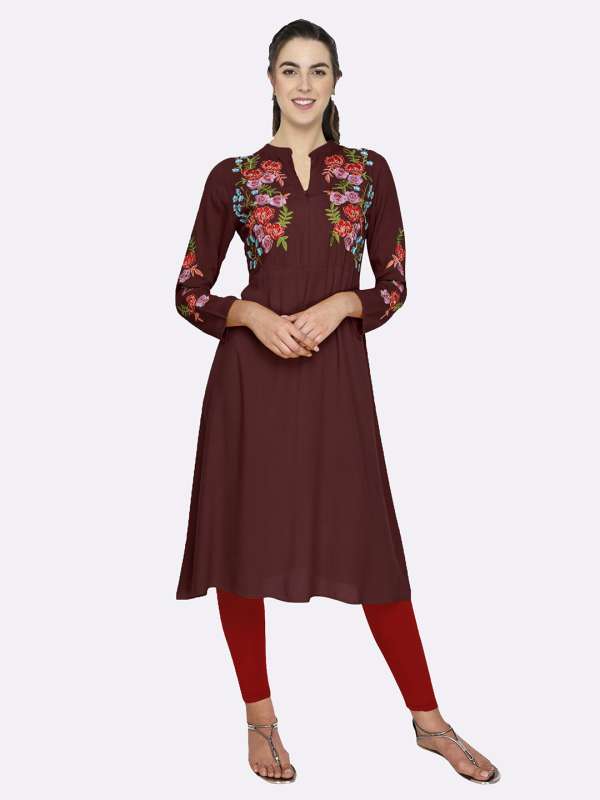 Myntra frock style kurti clearance