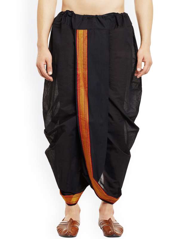 Buy Black Dhoti at Myntra