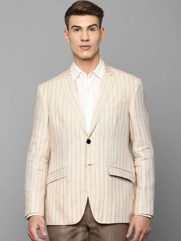 Louis philippe linen blazer discount