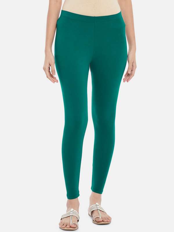 Buy Rangmanch by Pantaloons Women's Cotton Relaxed Legging  (205000004426226_Green_XX-Large) at