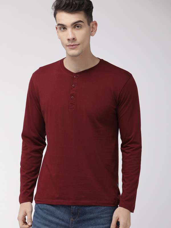 Henley Tshirts - Buy Henley T-shirts for Men & Women Online - Myntra