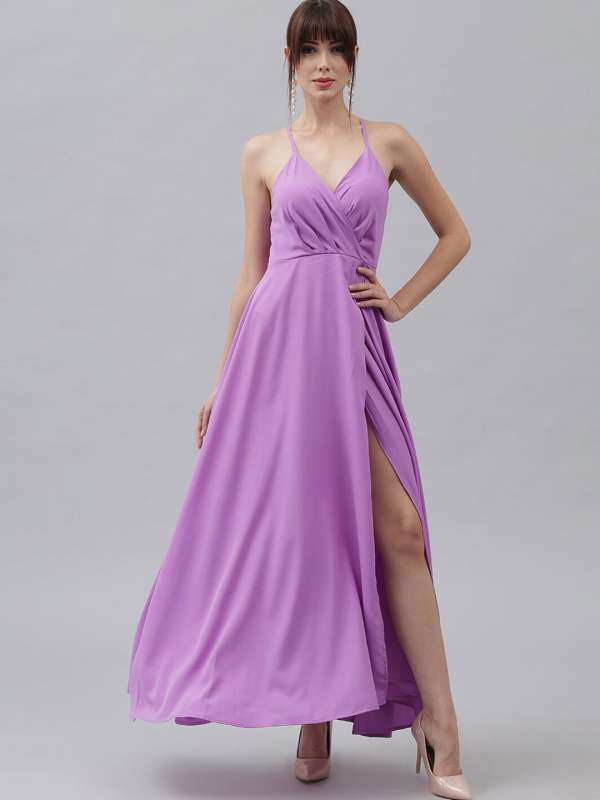 Lilac maxi shop dress casual