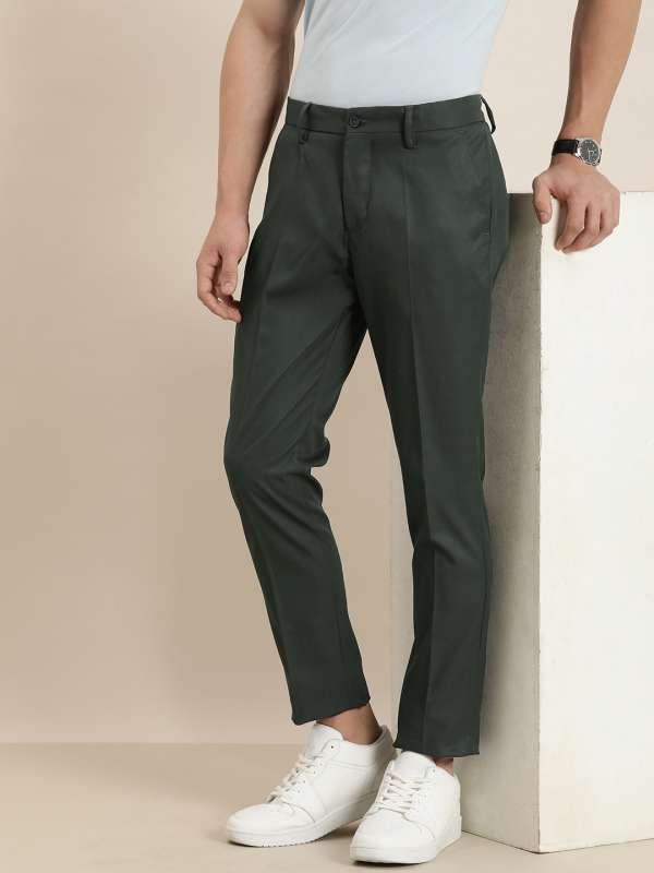 Buy Aeropostale Men Khaki Flat Front Solid Casual Trousers  NNNOWcom