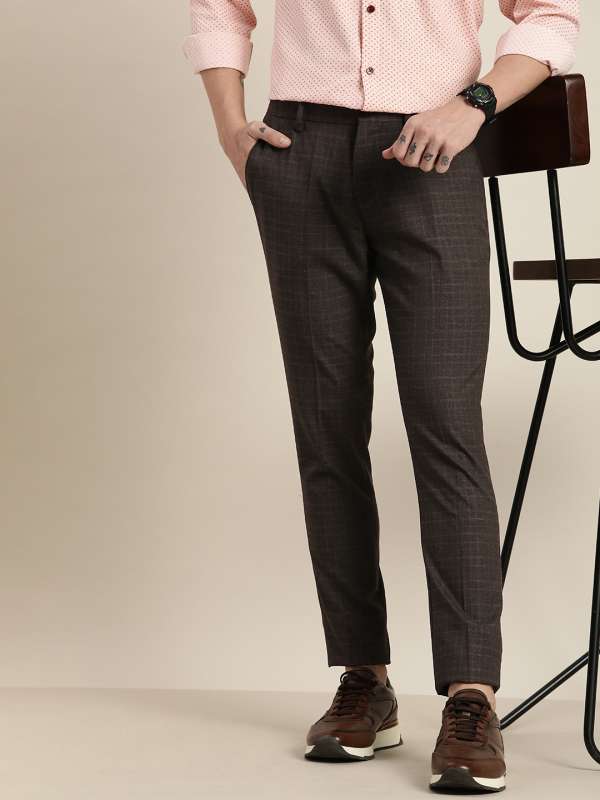 Buy Khaki Trousers  Pants for Men by NETPLAY Online  Ajiocom