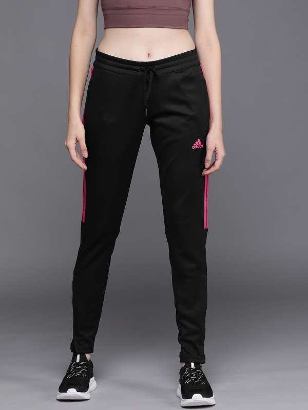 C9 Airwear Track Pants  Buy C9 Airwear Women Black Trackpant with Contrast  Side Piping Online  Nykaa Fashion