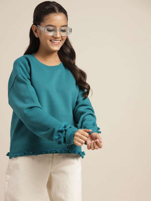 Hoodies for best sale teenage girl myntra