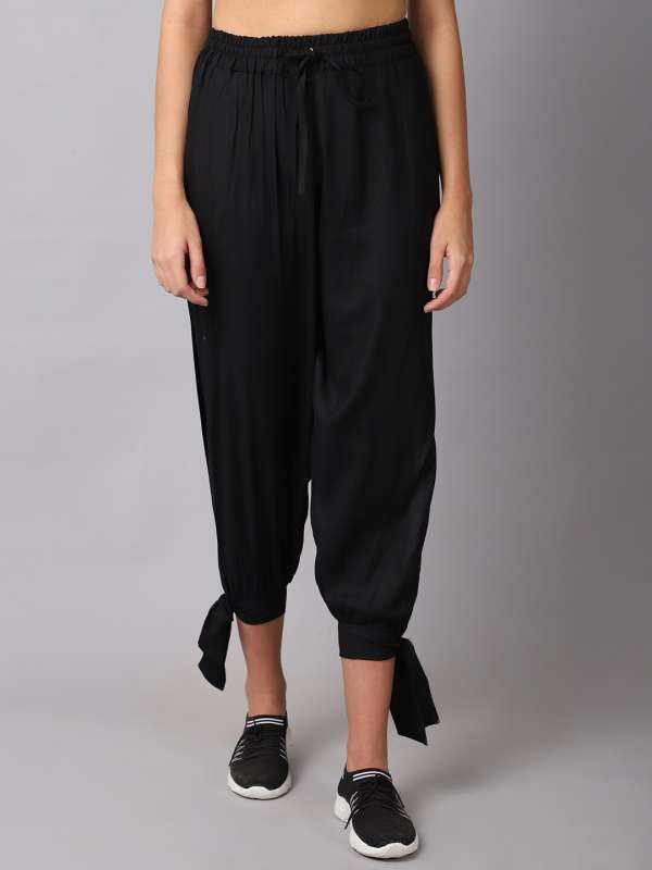 Jodhpuri joggers black discount