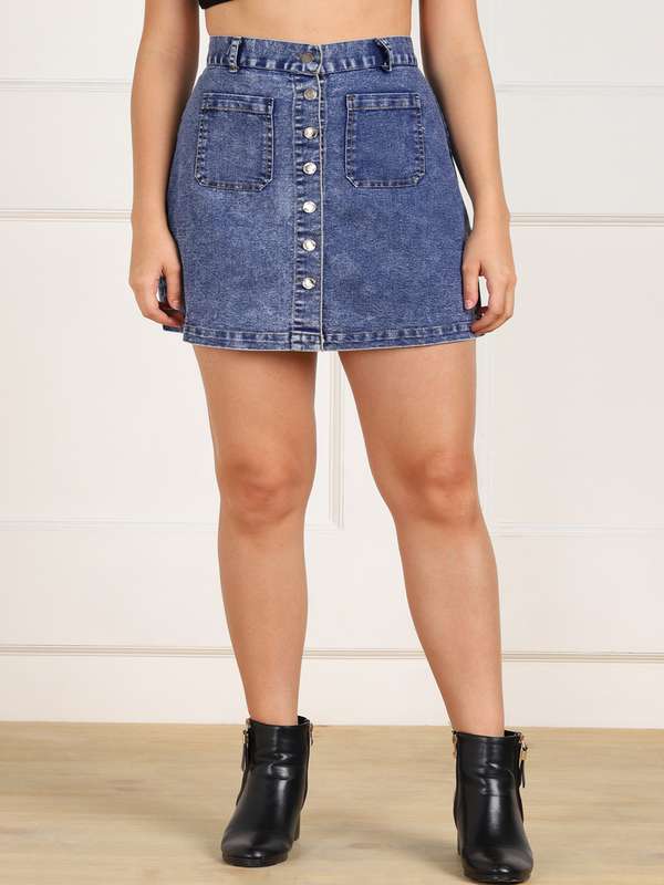 denim skirts for women