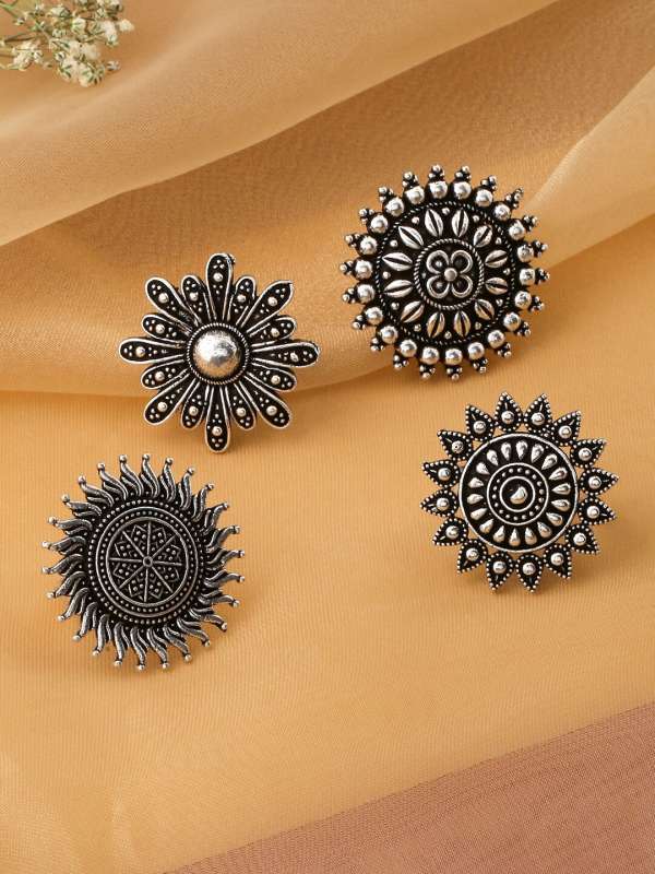 Oxidised Rings Elevate Your Navratri Look with Elegant Rings