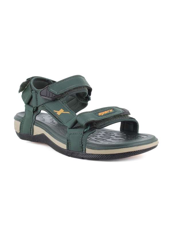 Green colour sandals discount